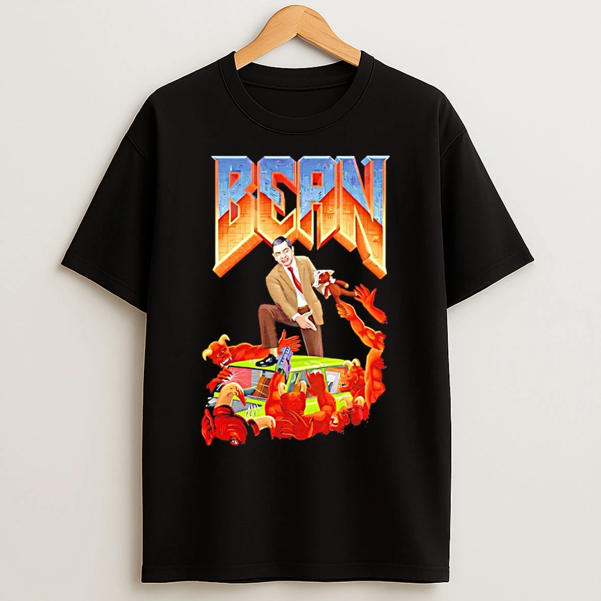 Classic Mr Bean X This Is Doom T Shirts