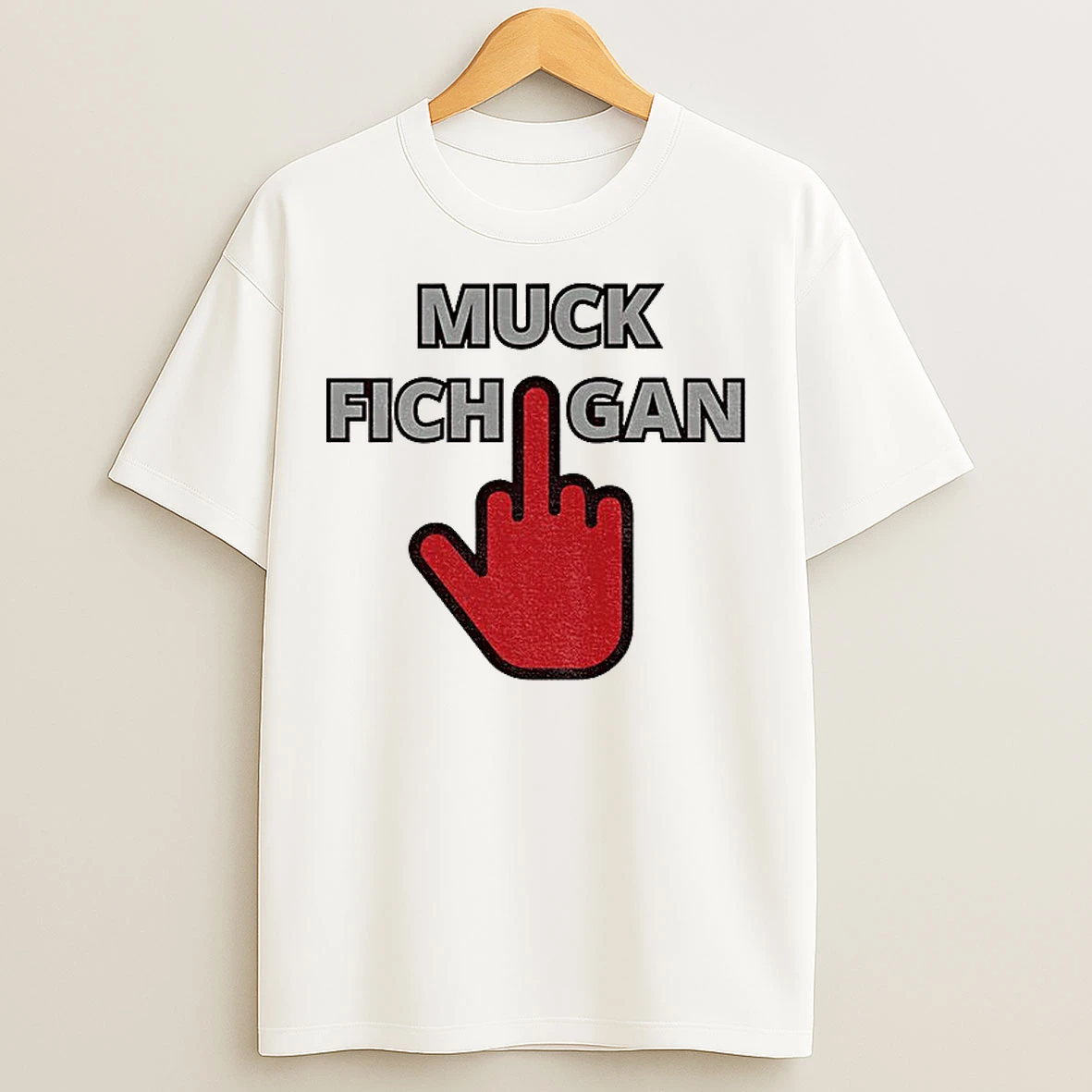 Classic Muck Fichigan Middle Finger Ohio State Buckeyes Football T Shirts