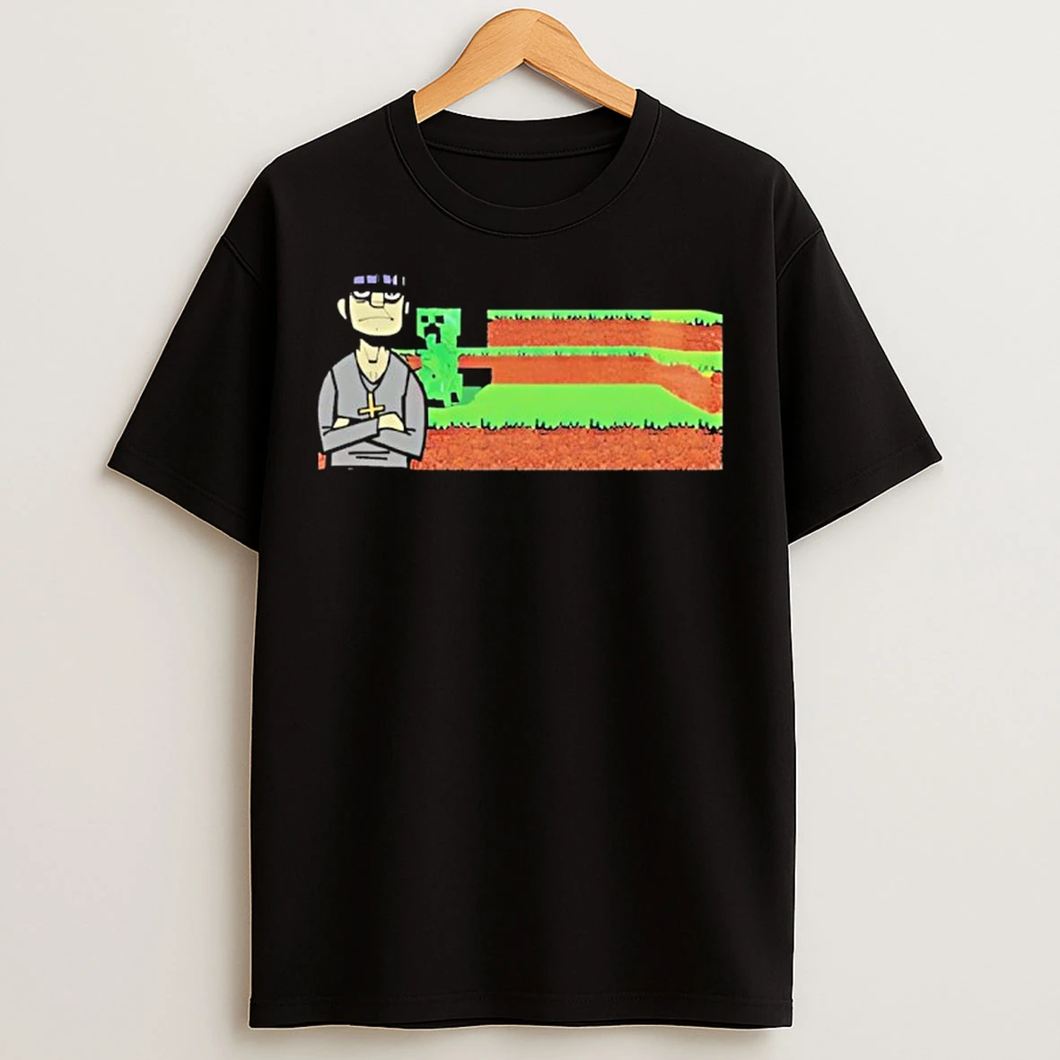 Classic Murdoc Minecraft Creeper Murdoc Niccals T Shirts