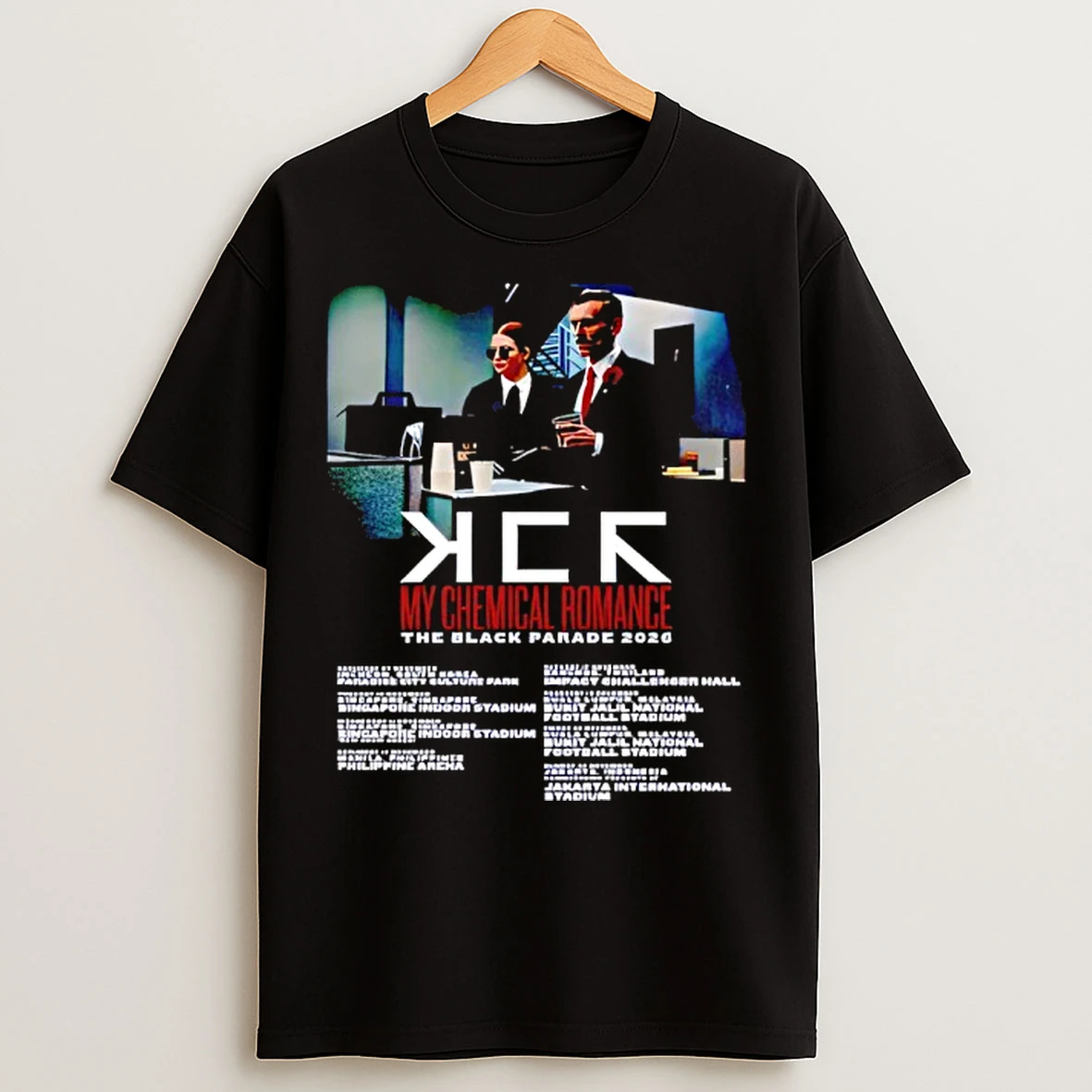 Classic My Chemical Romance The Black Parade 2026 Southeast Asia Schedule Dates T Shirts