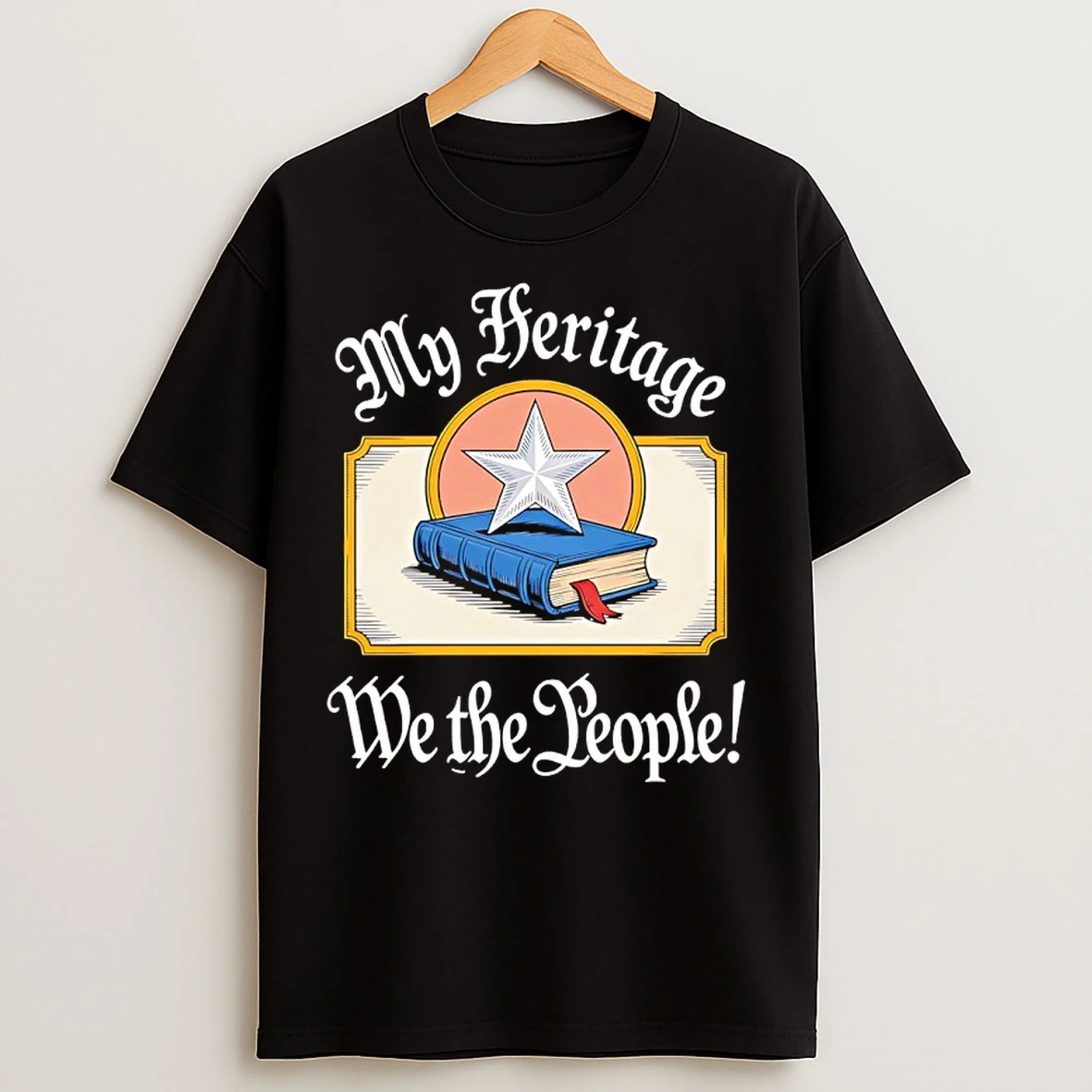 Classic My Heritage Usa We The People T Shirts