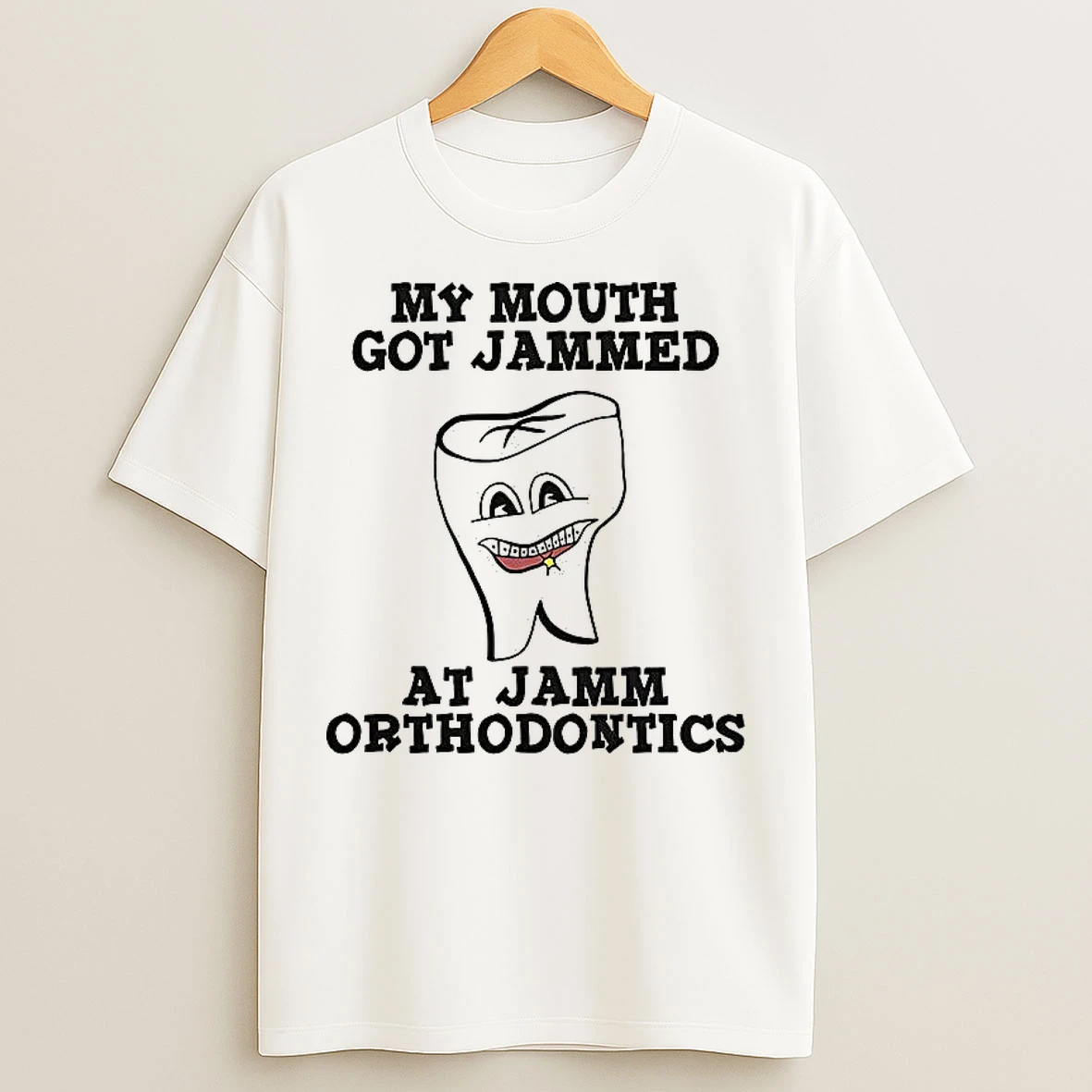Classic My Mouth Got Jammed At Jamm Orthodontics Leslie Knope T Shirts