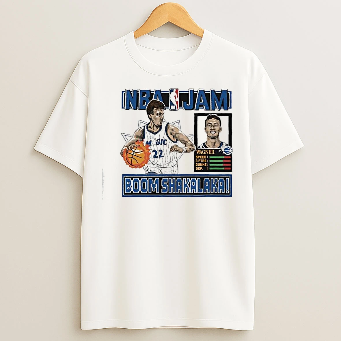 Classic Nba Jam Franz Wagner Orlando Magic Boom Shakalaka T Shirts