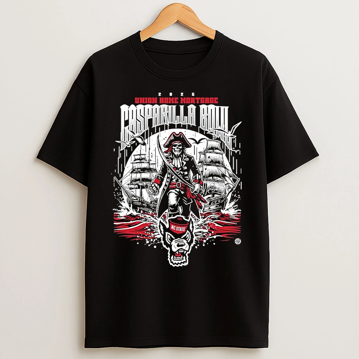 Classic Nc State Wolfpack 2025 Gasparilla Bowl Union Home Mortgage T Shirts