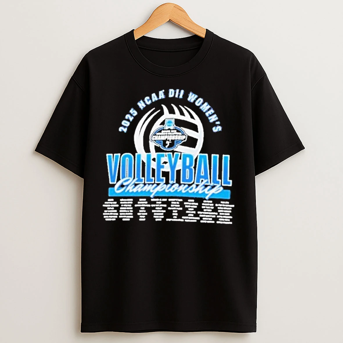 Classic Ncaa D2 Volleyball Championship 2025 Regionals Teams T Shirts