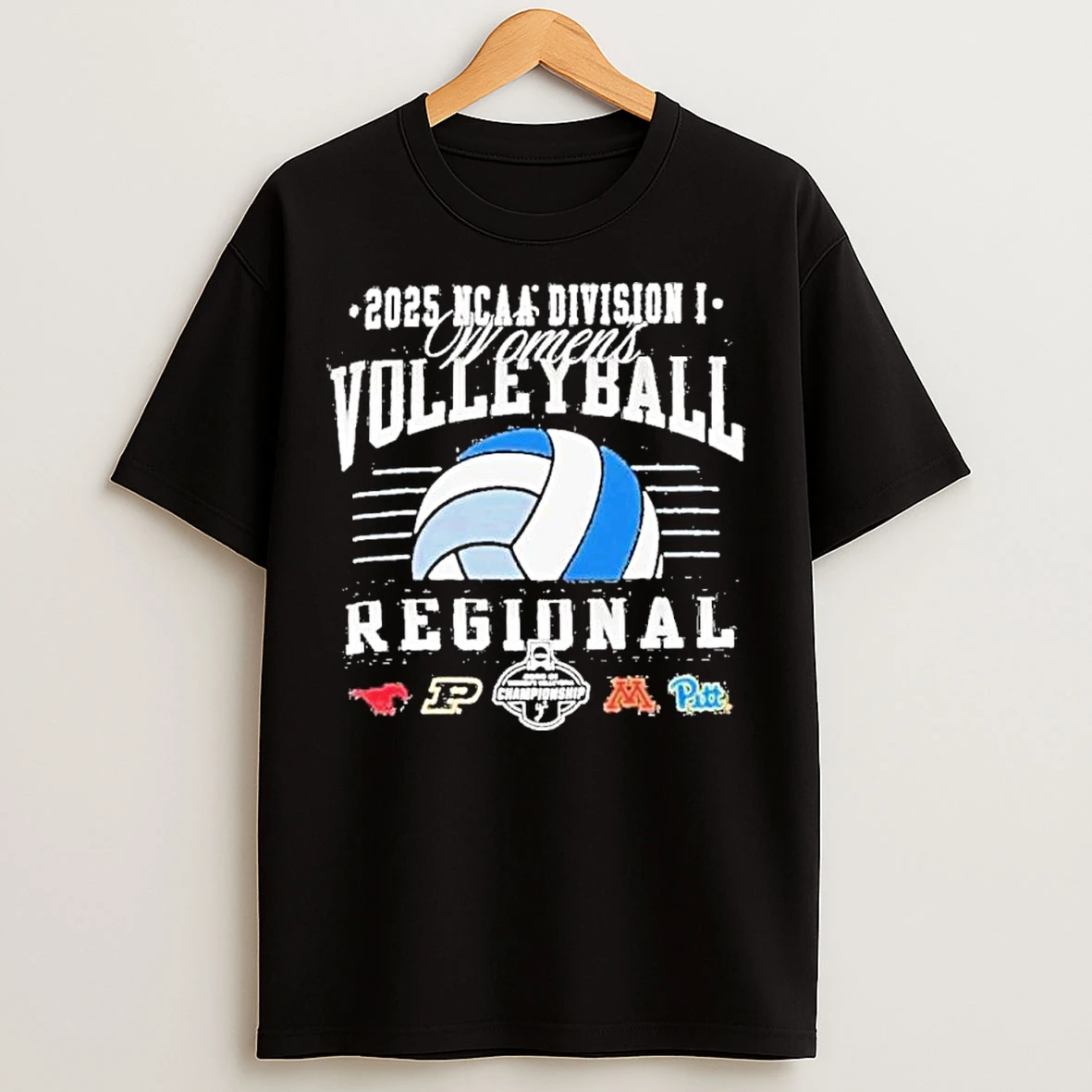 Classic Ncaa Di Womens Volleyball Regional 2025 Smu Purdue Minnesota And Pitt T Shirts