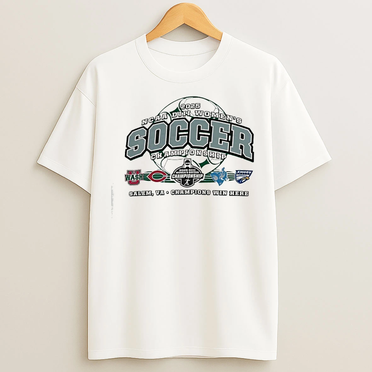 Classic Ncaa Diii Womens Soccer Championship 2025 Washu Cincinnati Tufts Emory Eagles T Shirts