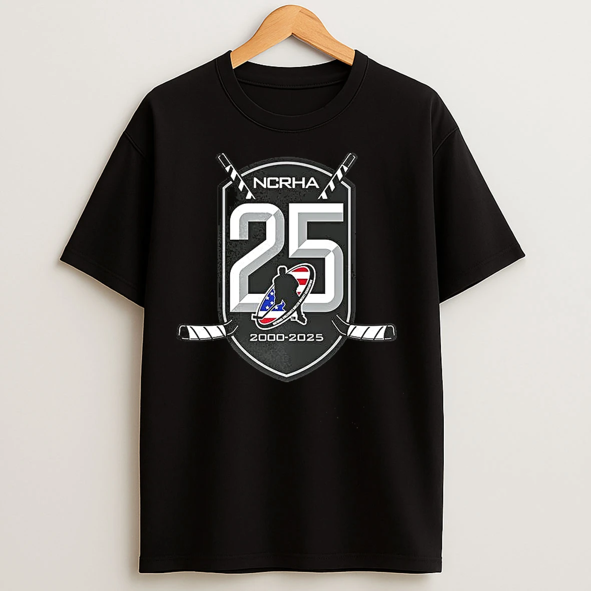 Classic Ncrha 25 Logo National Collegiate Roller Hockey Championships T Shirts