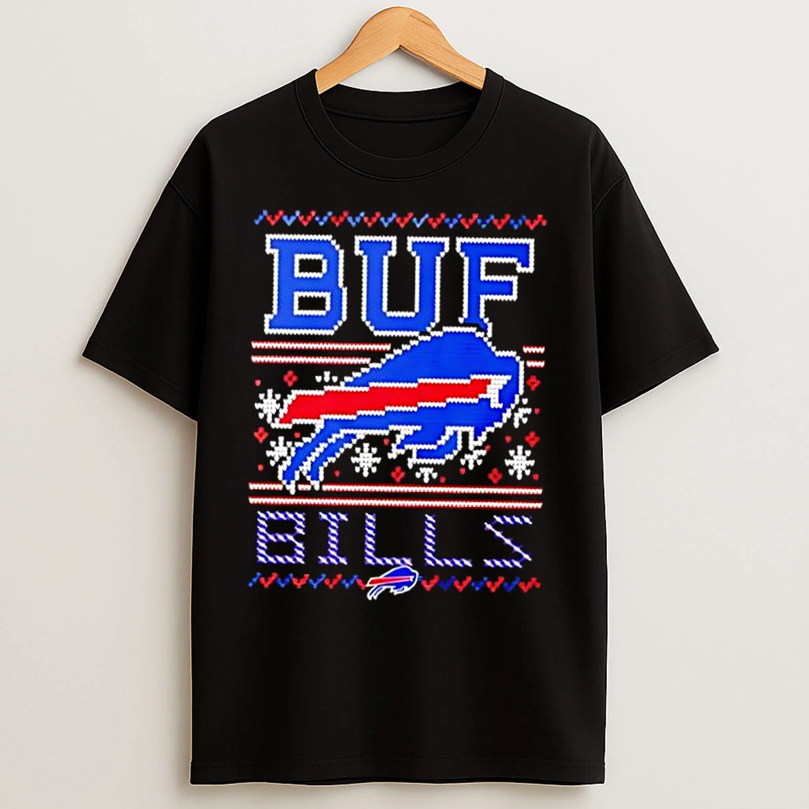 Classic Nfl Buffalo Bills Holiday Ugly Christmas 2025 T Shirts