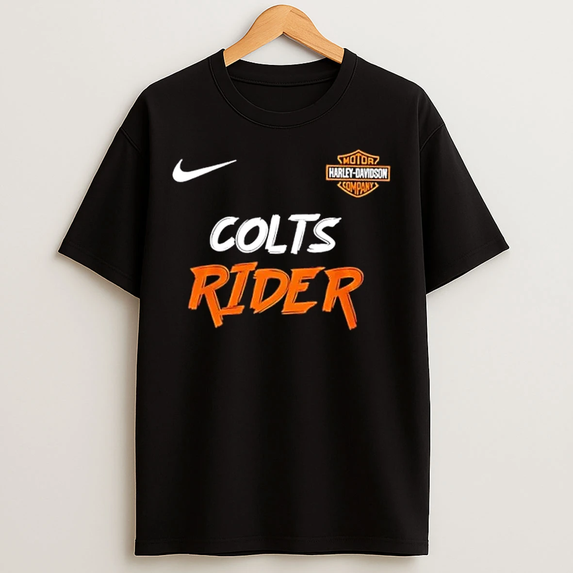 Classic Nfl Indianapolis Colts Ghost Rider Harley Davidson T Shirts