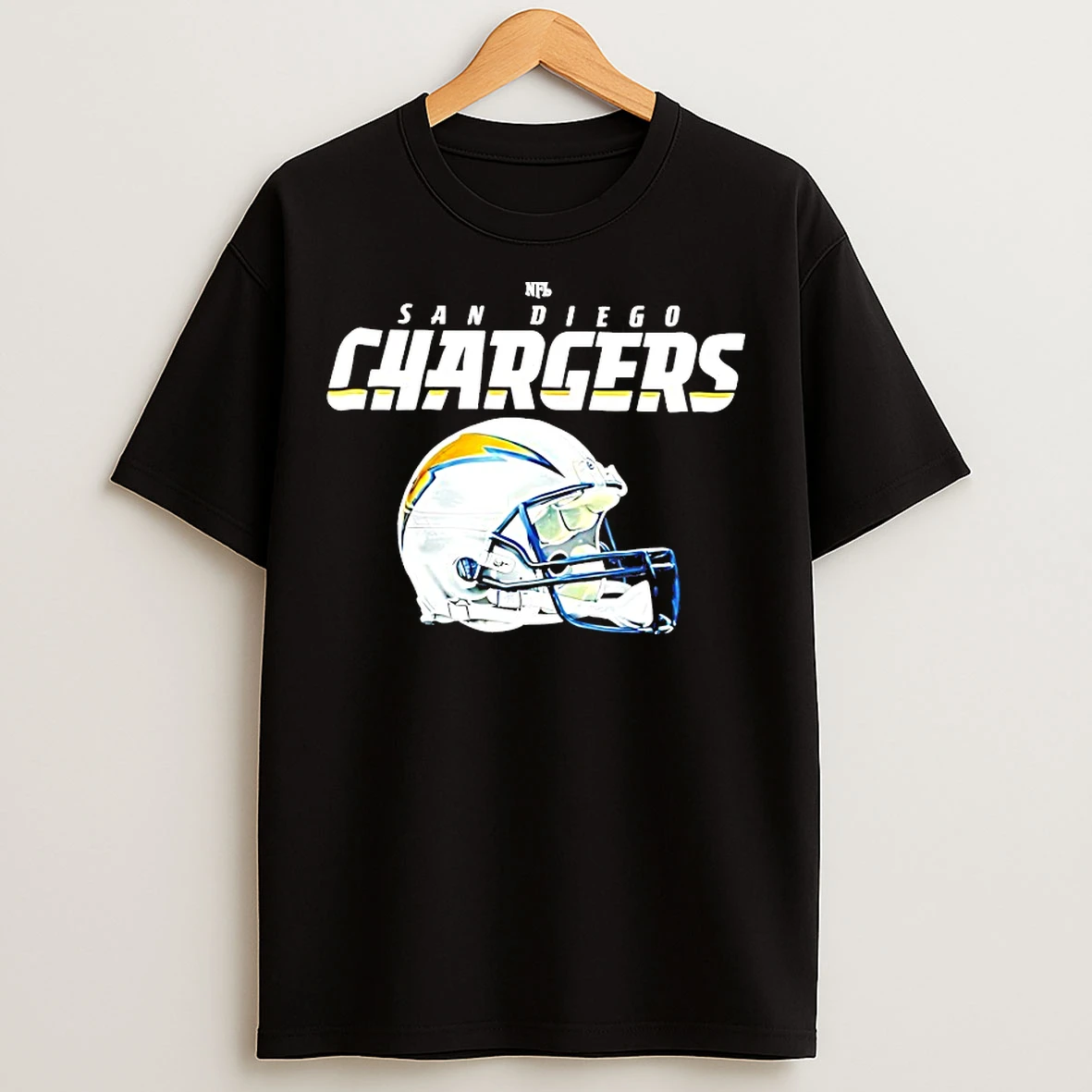 Classic Nfl San Diego Chargers Helmet Retro T Shirts
