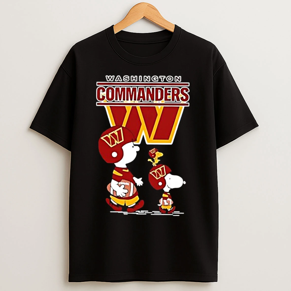 Classic Nfl Washington Commanders Peanuts Funny Cartoon T Shirts