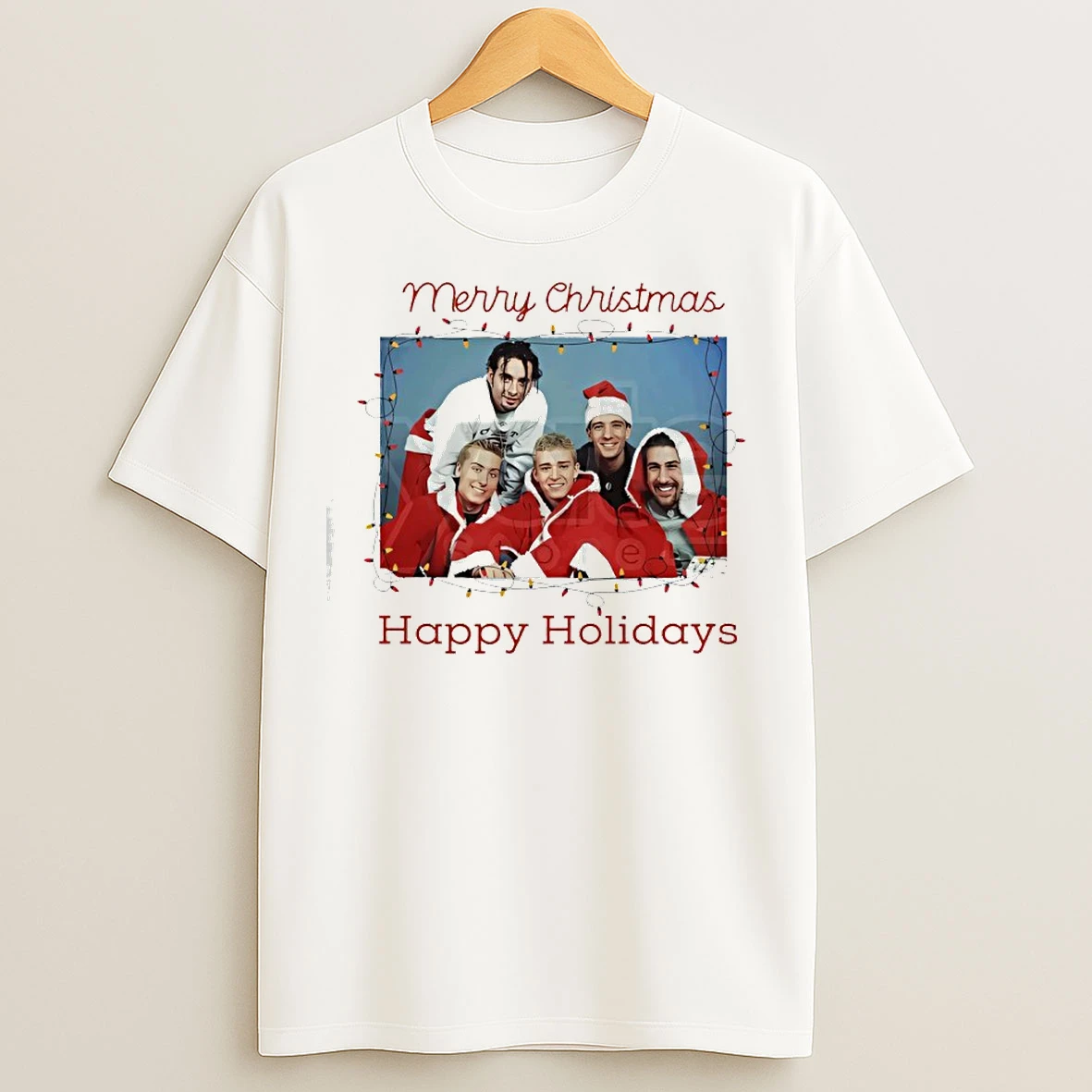 Classic Nsync Merry Christmas Happy Holidays Retro T Shirts