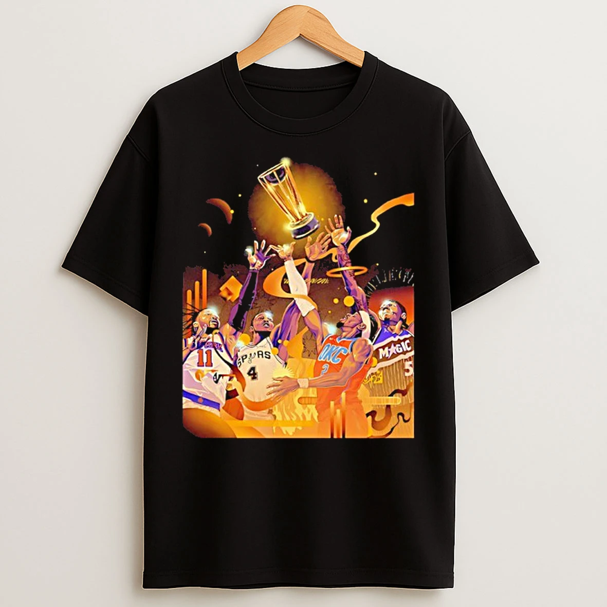 Classic Ny Knicks 2025 Nba Cup Champions Teams Competing For The Cup T Shirts