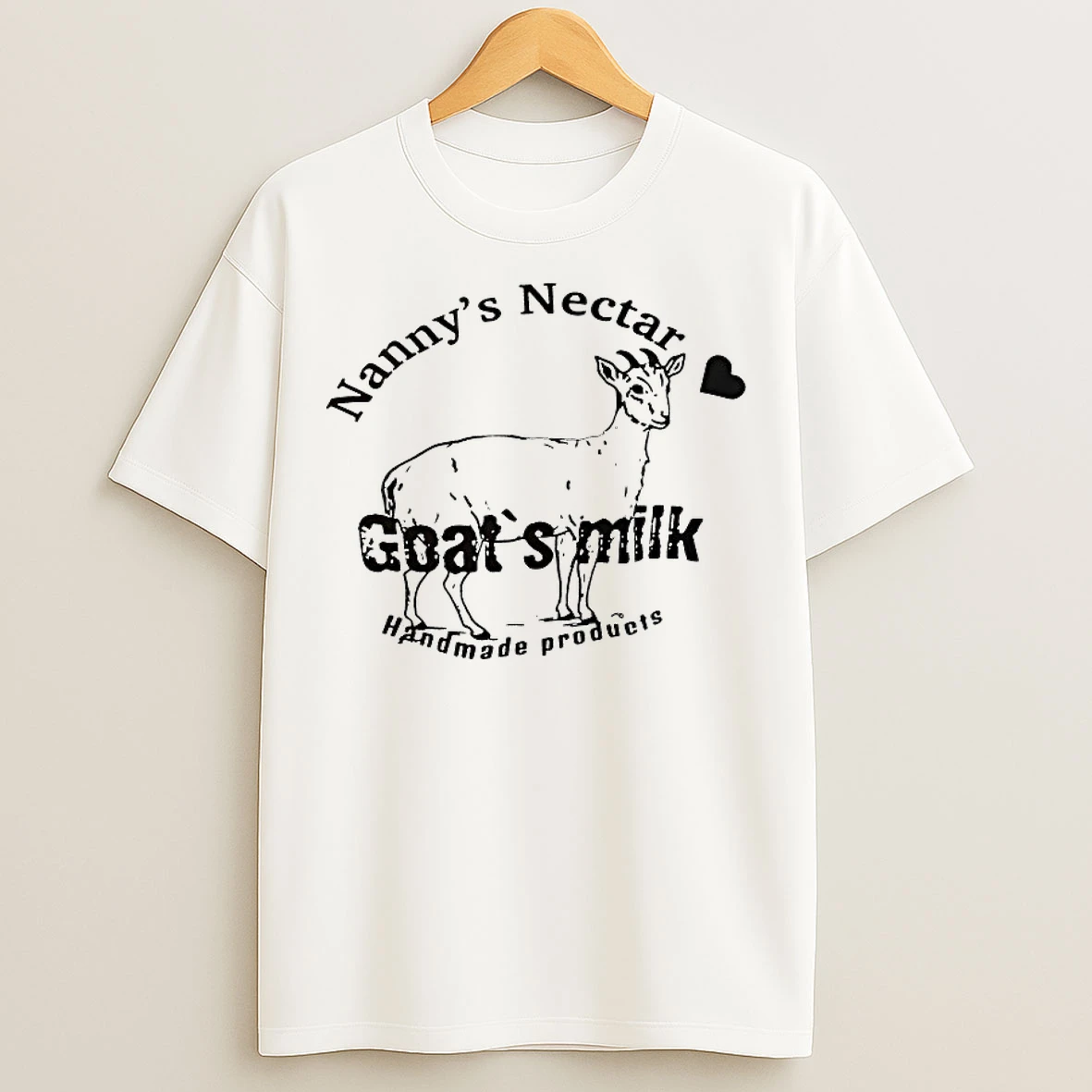 Classic Nannys Nectar Goats Milk Handmade Products T Shirts