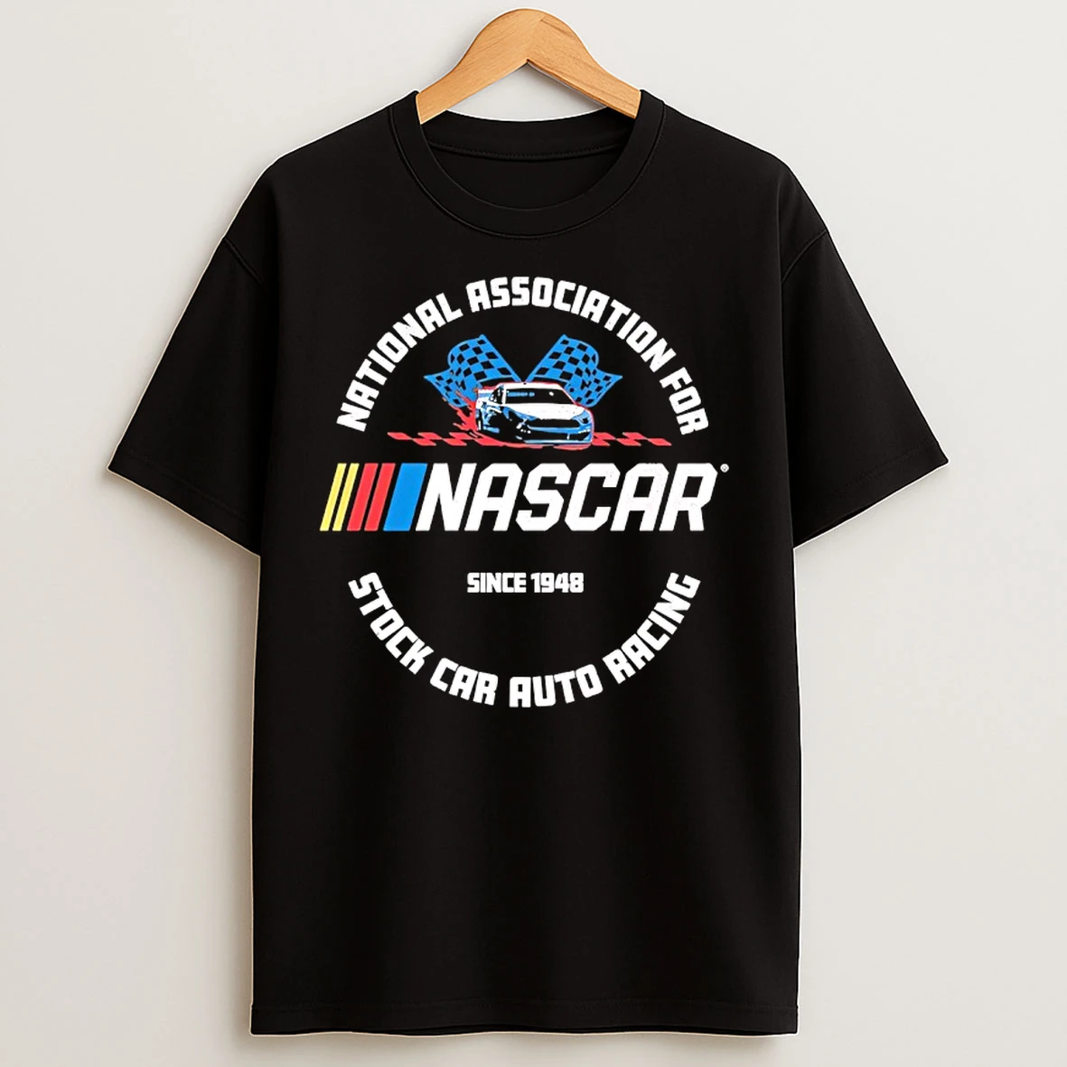 Classic National Association For Nascar Mad Engine Stock Car Auto Racing T Shirts