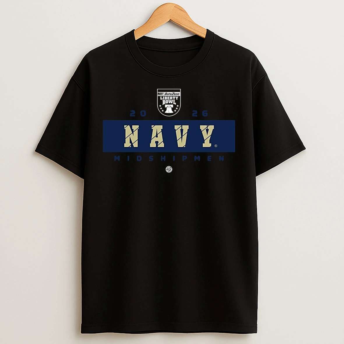 Classic Navy Midshipmen 2026 Autozone Liberty Bowl T Shirts