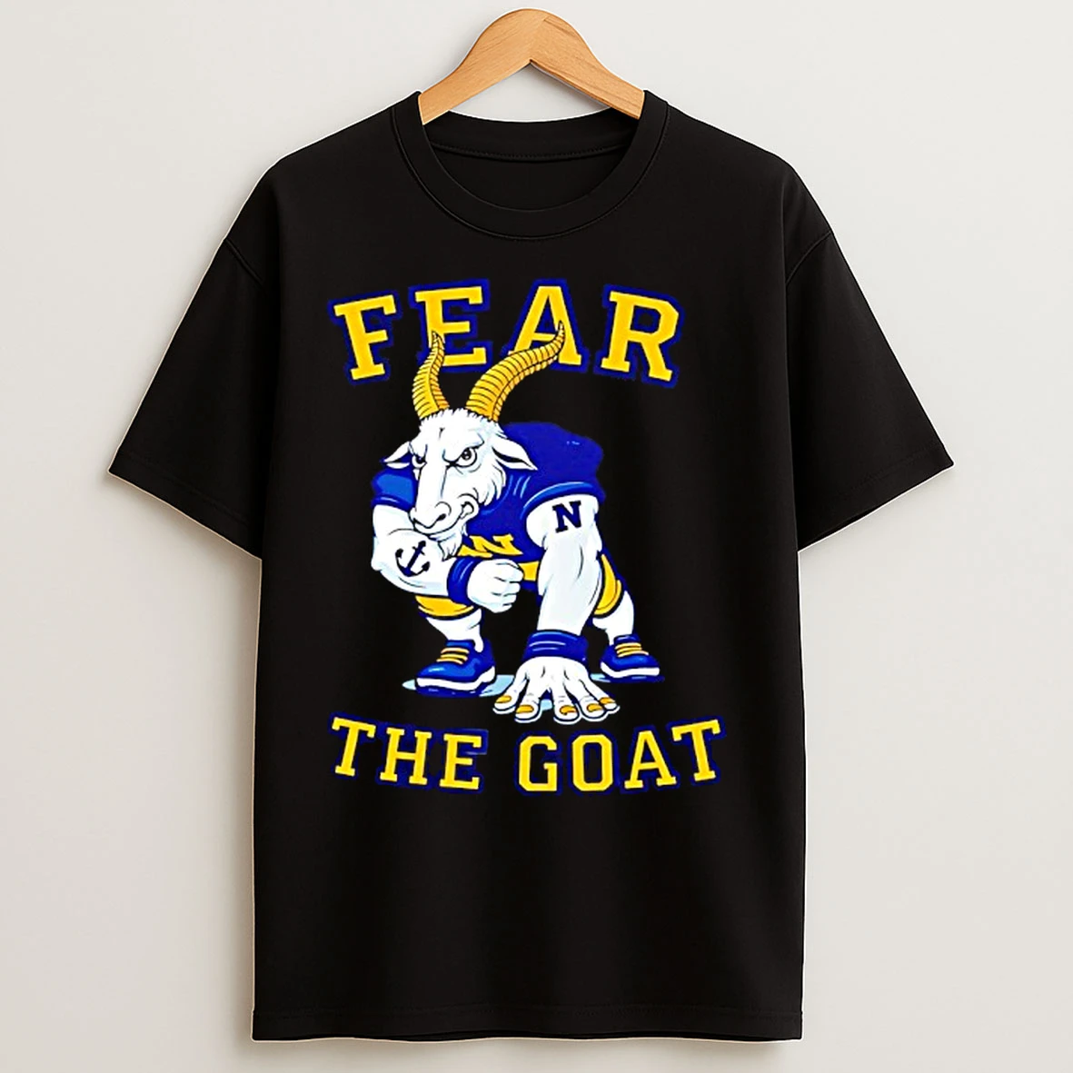Classic Navy Midshipmen Football Mascot Fear The Goat Funny T Shirts