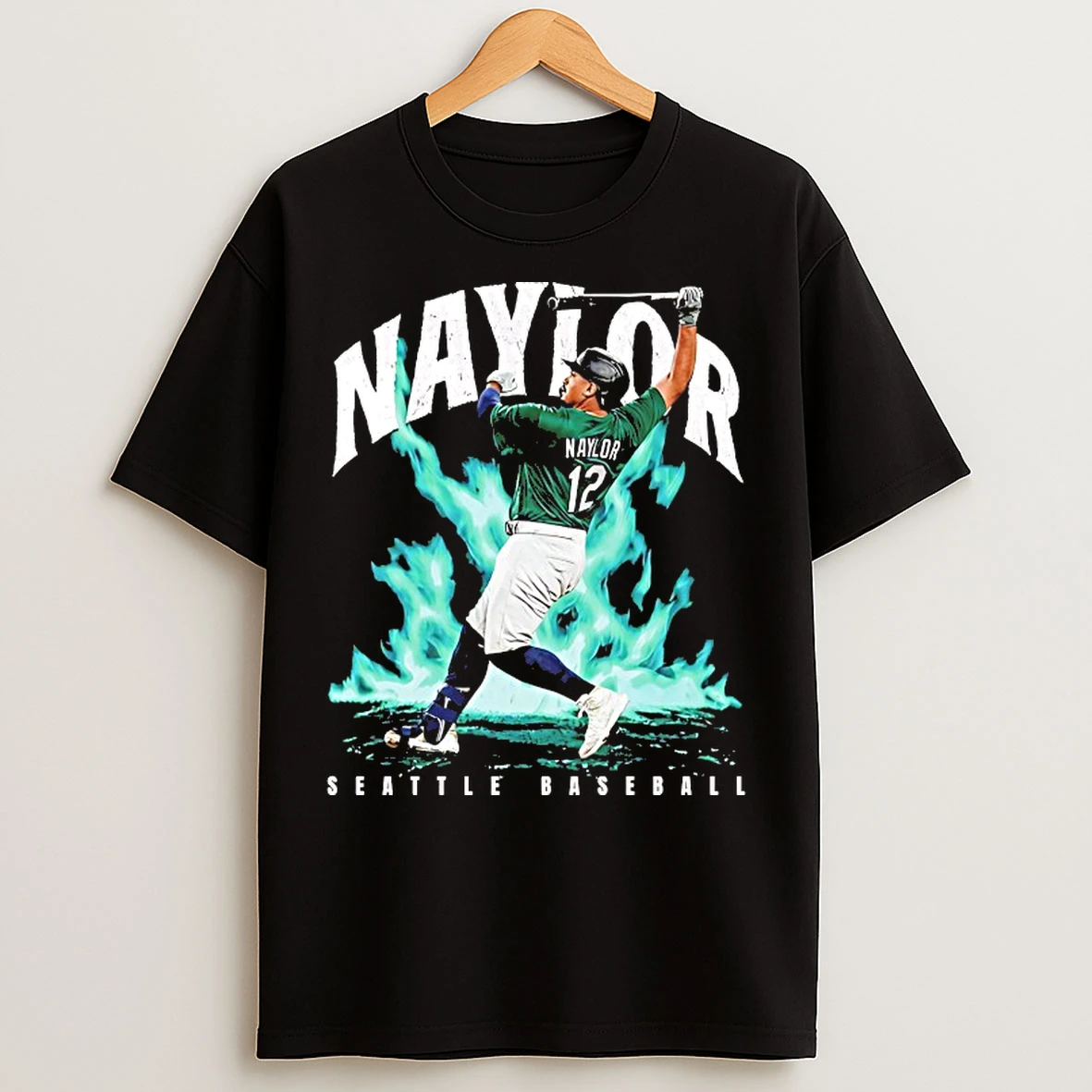 Classic Naylor 12 Seattle Baseball T Shirts