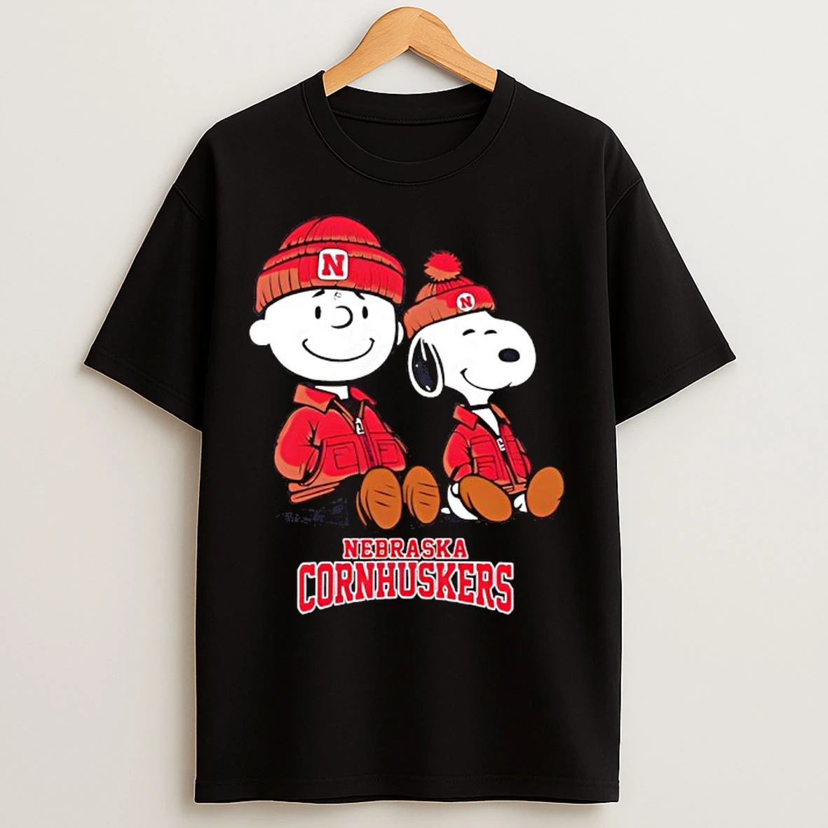 Classic Nebraska Cornhuskers X Snoopy And Charlie Brown T Shirts