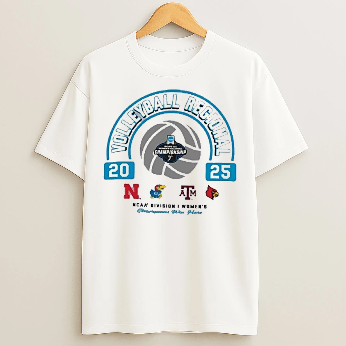 Classic Nebraska Regional 2025 Ncaa Di Womens Volleyball Championship T Shirts