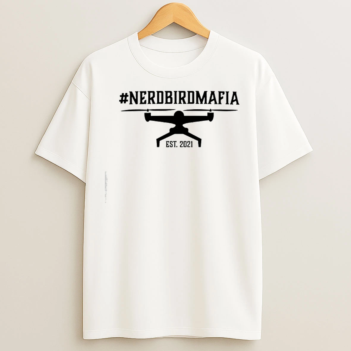 Classic Nerdbirdmafia Est 2021 Drone T Shirts