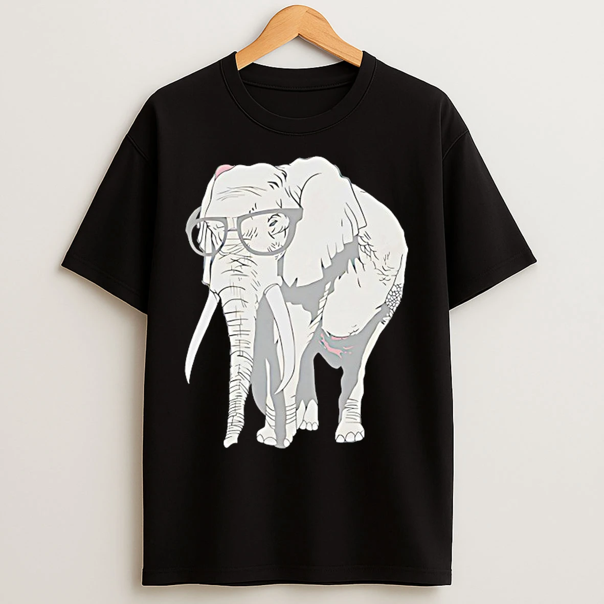 Classic Nerdy Elephant T Shirts