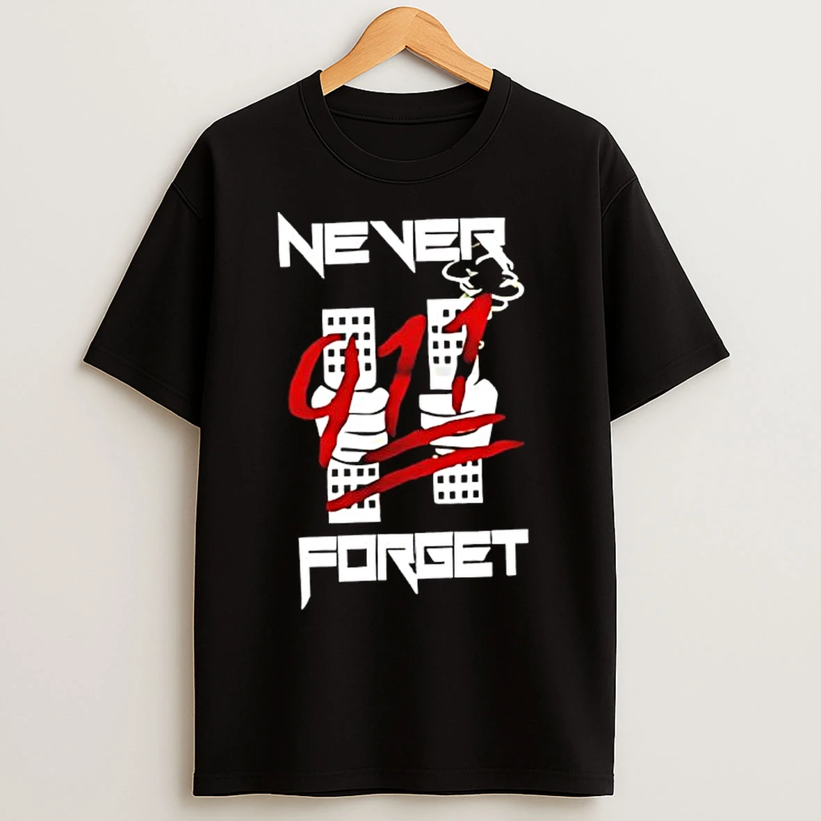 Classic Never Forget 911 September 11 Attacks Graphic T Shirts