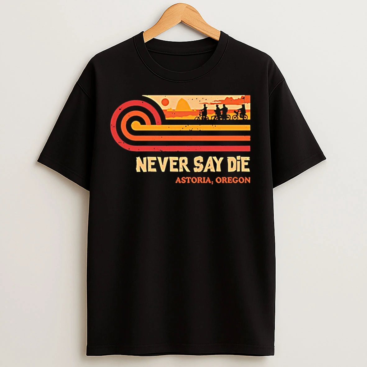 Classic Never Say Die Astoria Oregon Vintage T Shirts