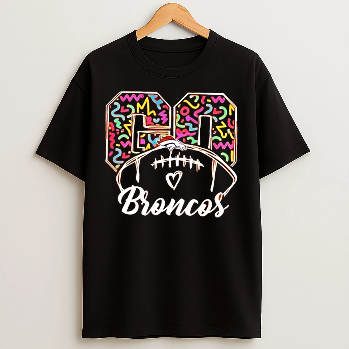 Classic Never Underestimate A Woman Who Listens To Nkotb And Loves The Denver Broncos T Shirts