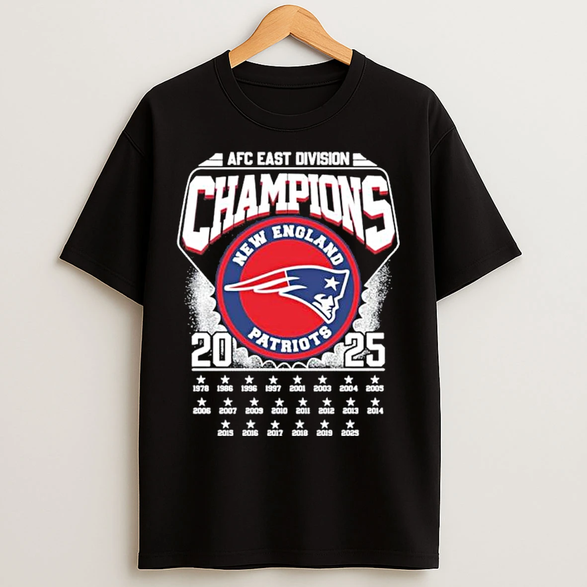 Classic New England Patriots 2025 East Division Champions Vintage T Shirts