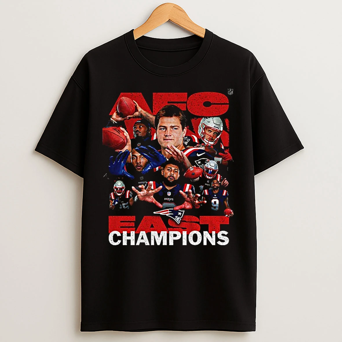 Classic New England Patriots Nfl Football Afc East Champions Graphic T Shirts