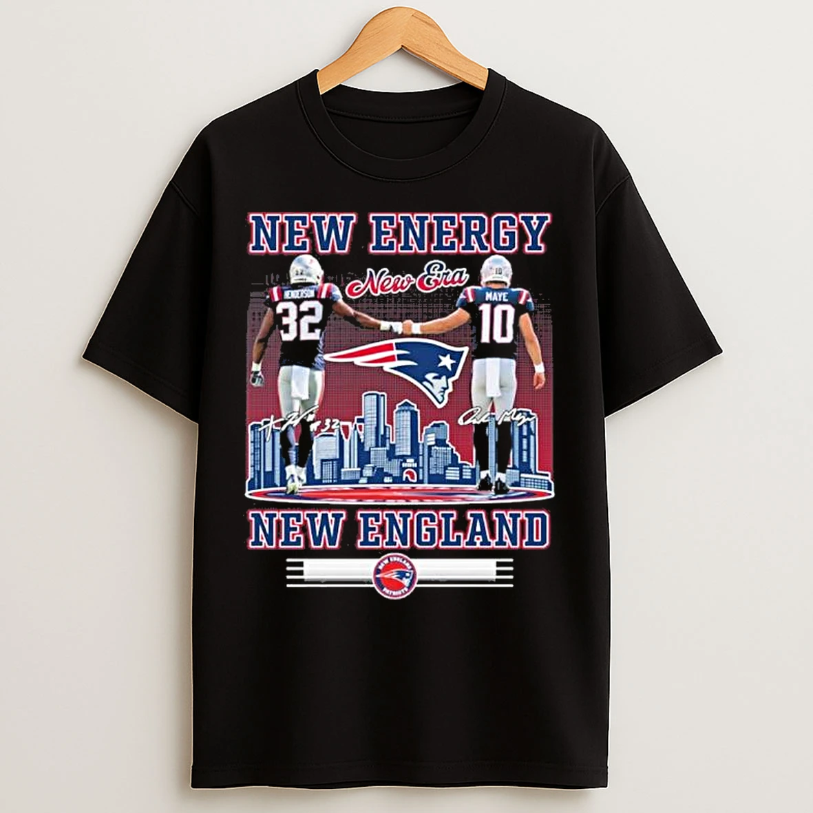 Classic New England Patriots New Energy New Era T Shirts
