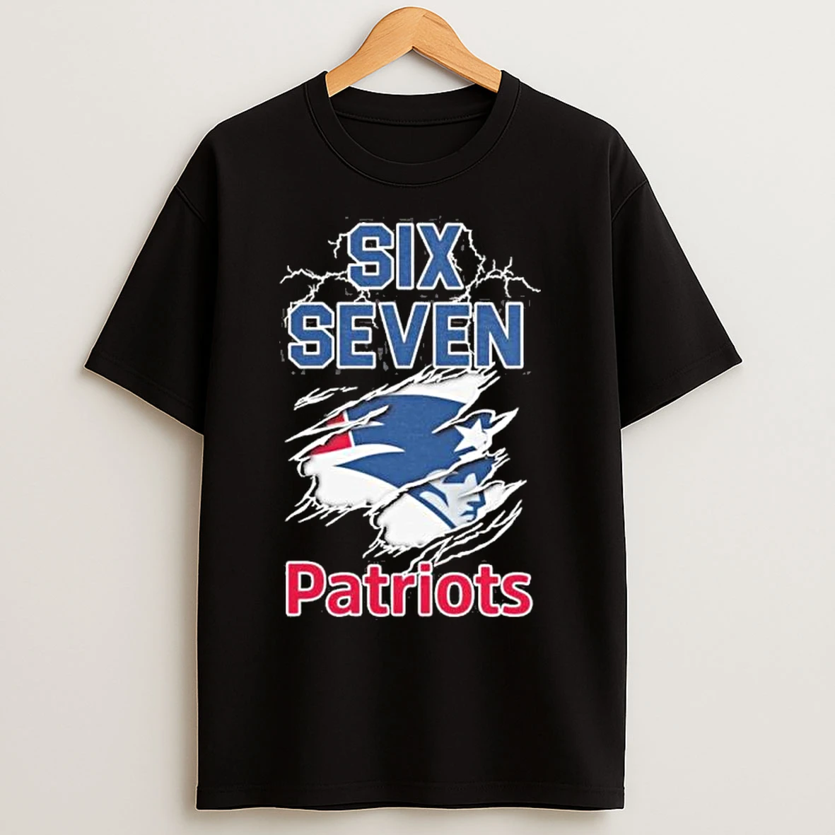 Classic New England Patriots Six Seven T Shirts