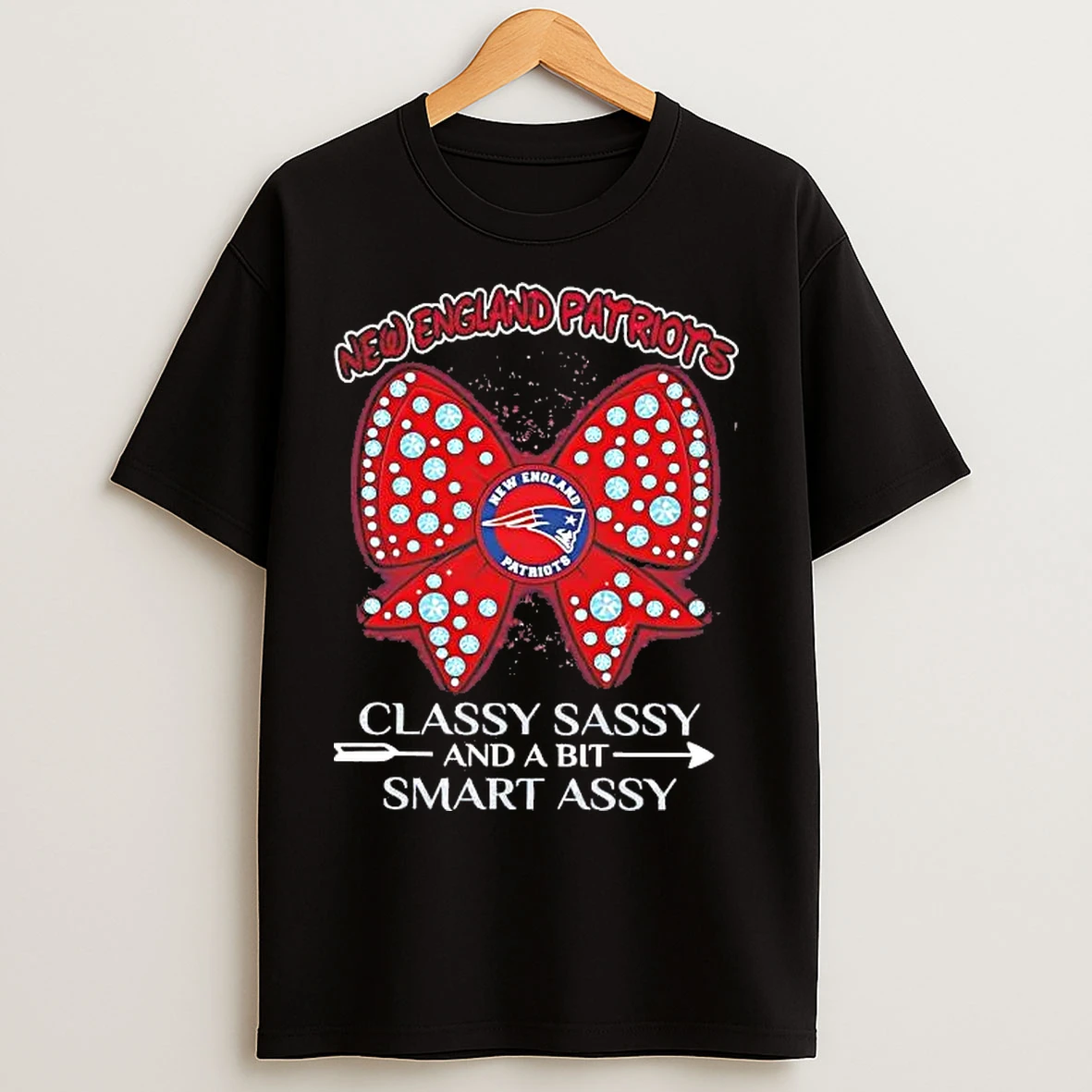 Classic New England Patriots Classy Sassy And A Bit Smart Assy Bow Tie T Shirts