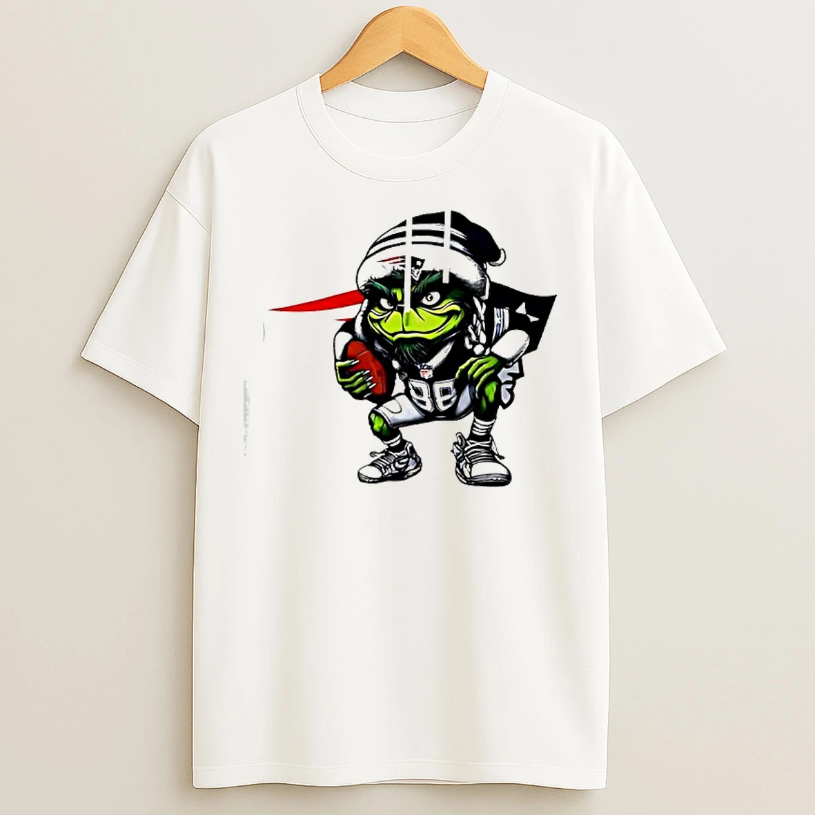 Classic New England Patriots X The Grinch Christmas Logo T Shirts