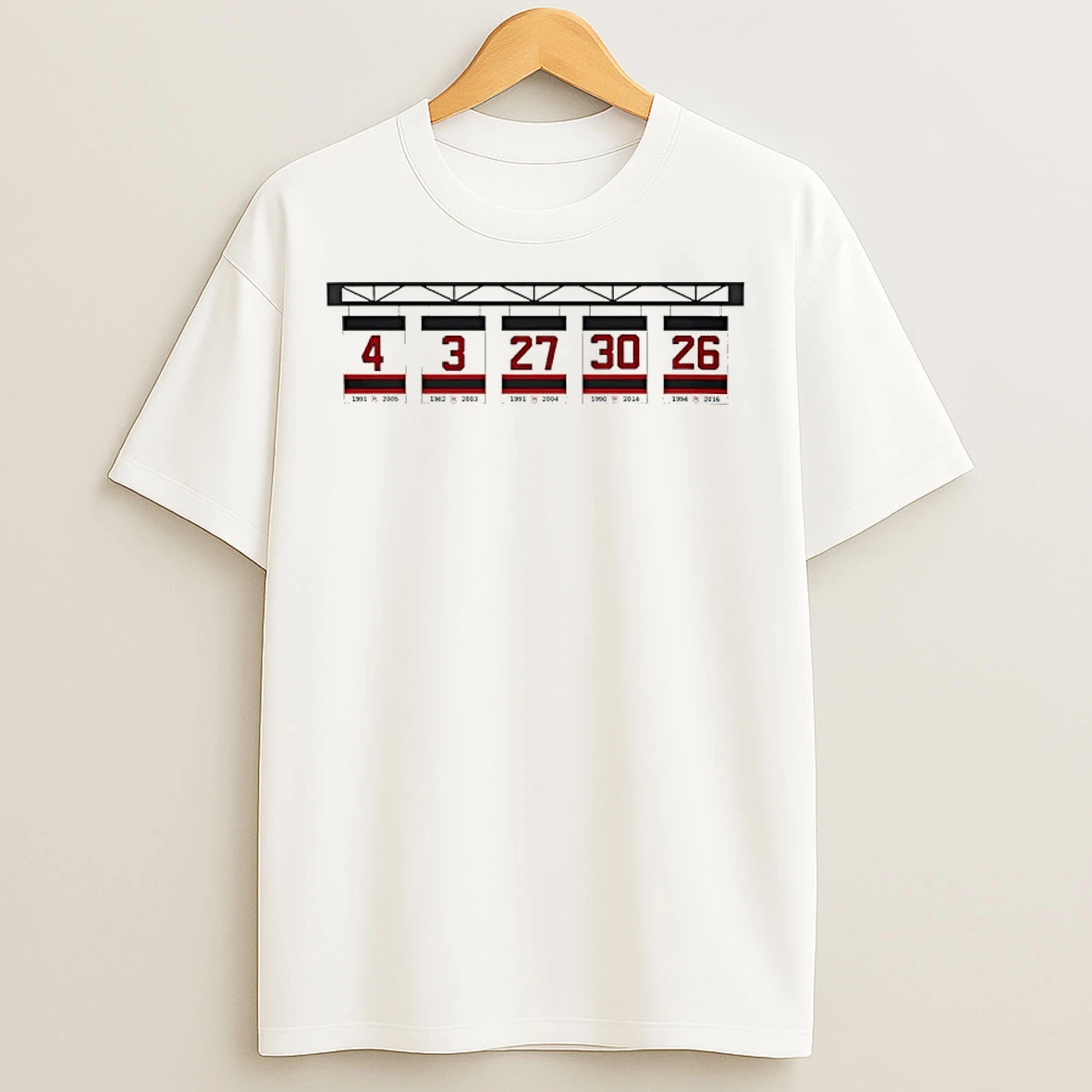 Classic New Jersey Devils Hockey The Rafters T Shirts