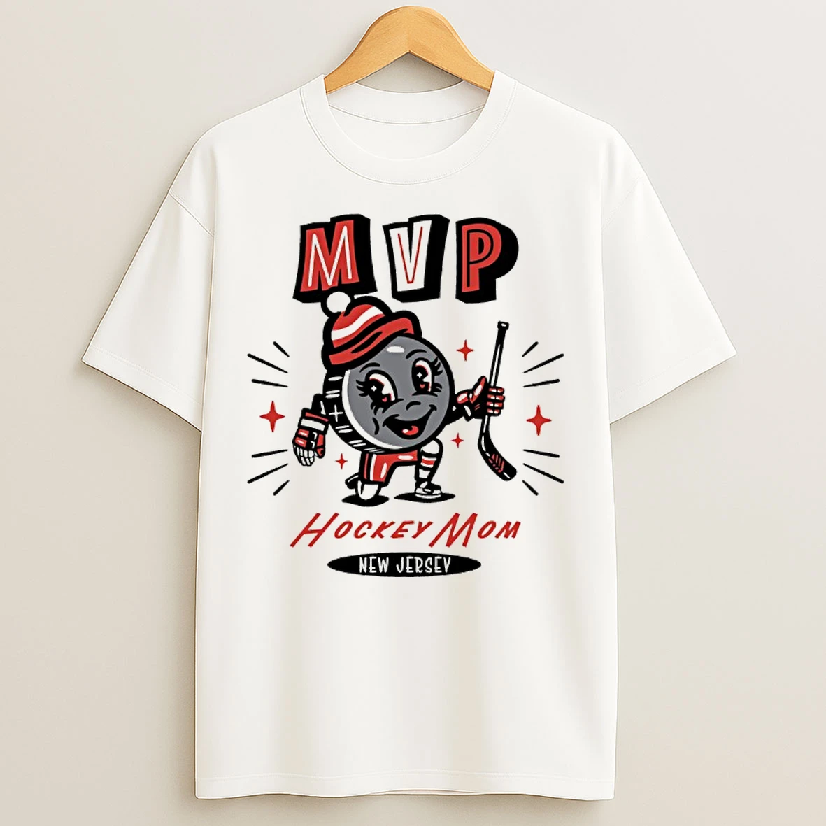 Classic New Jersey Devils Mvp 2025 Hockey Mom T Shirts