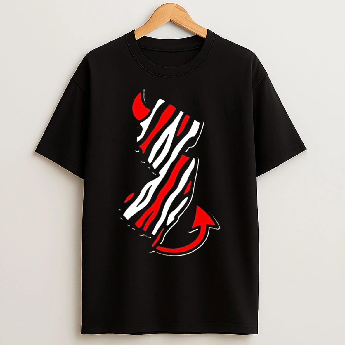 Classic New Jersey Devils Zebra Logo T Shirts