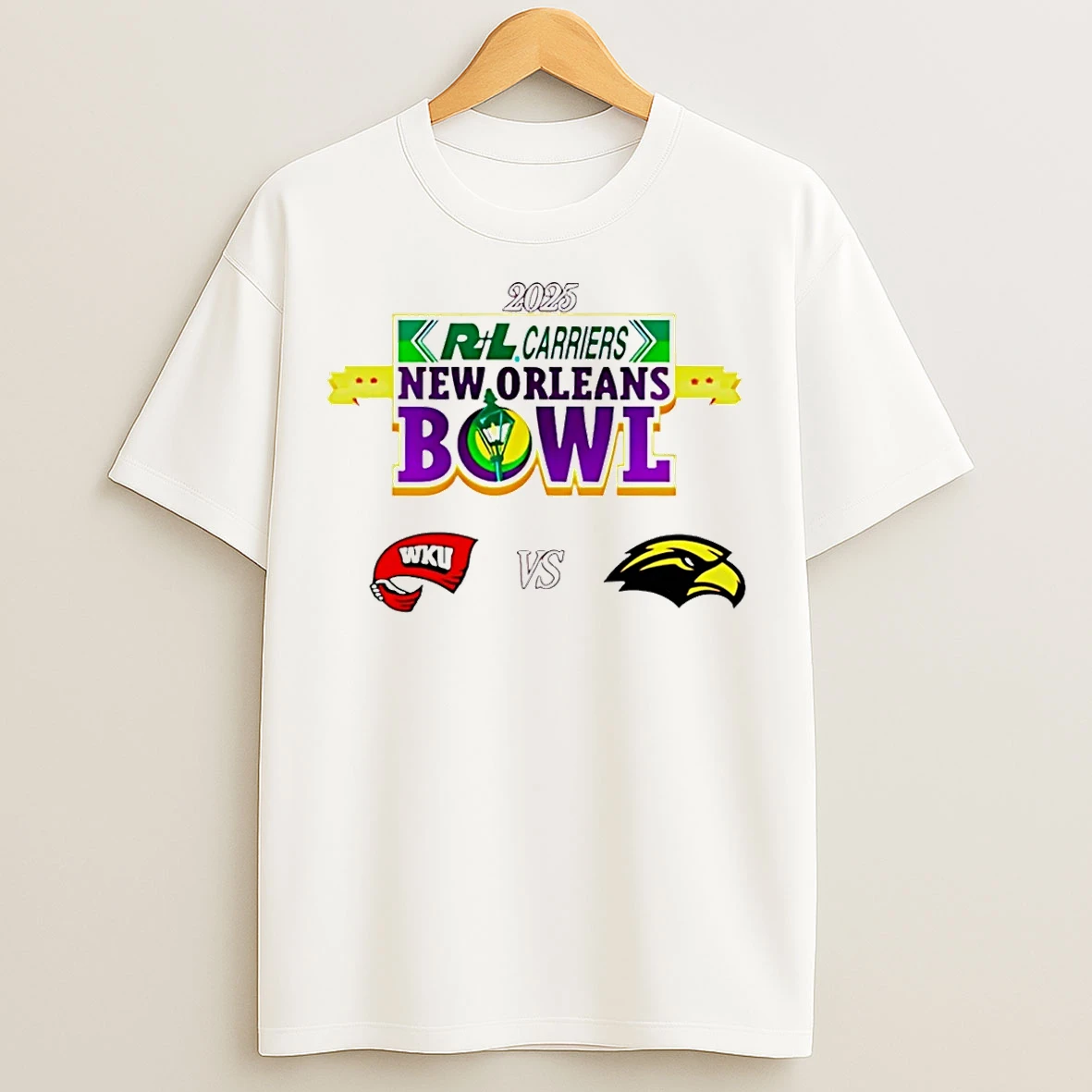 Classic New Orleans Bowl 2025 Western Kentucky Vs Southern Miss T Shirts