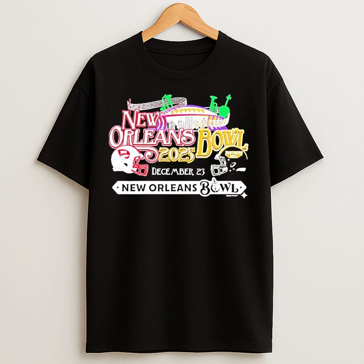 Classic New Orleans Bowl Western Kentucky Hilltoppers Vs Southern Miss Golden Eagles T Shirts