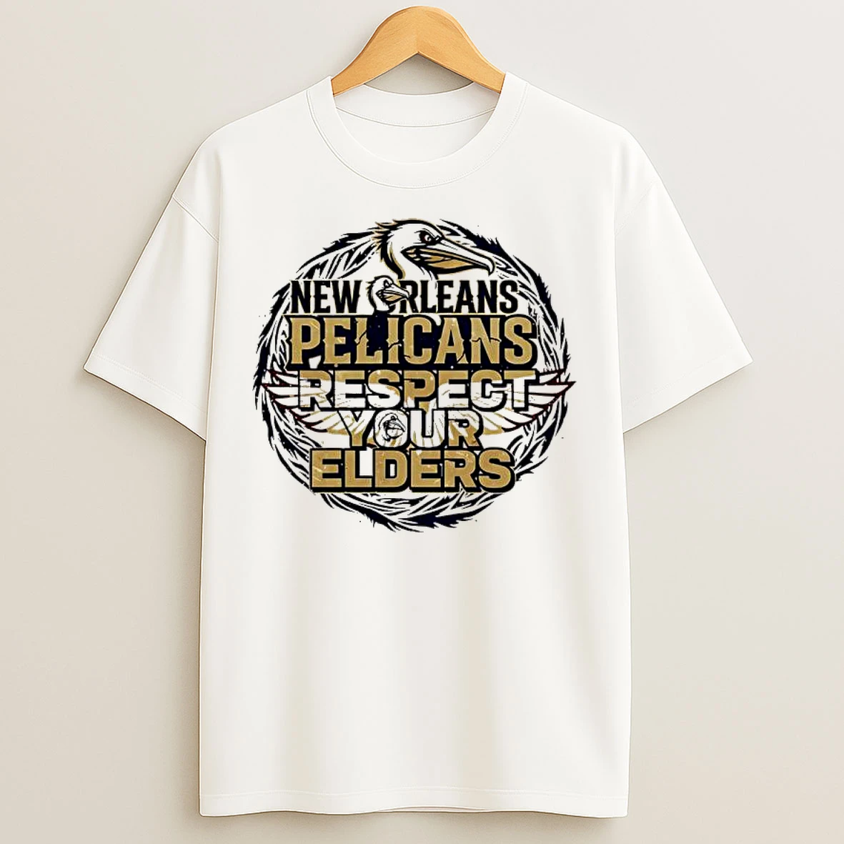 Classic New Orleans Pelicans Respect Your Elders T Shirts
