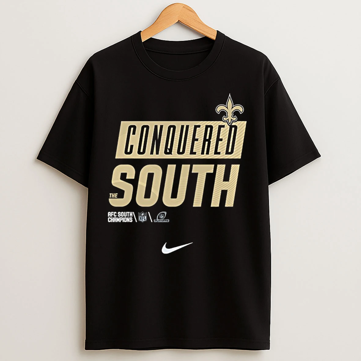Classic New Orleans Saints Afc South Division Champions T Shirts