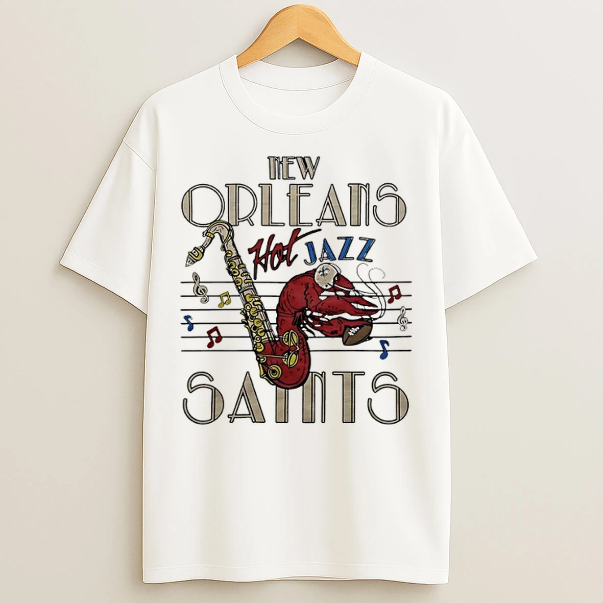 Classic New Orleans Saints Hot Jazz T Shirts