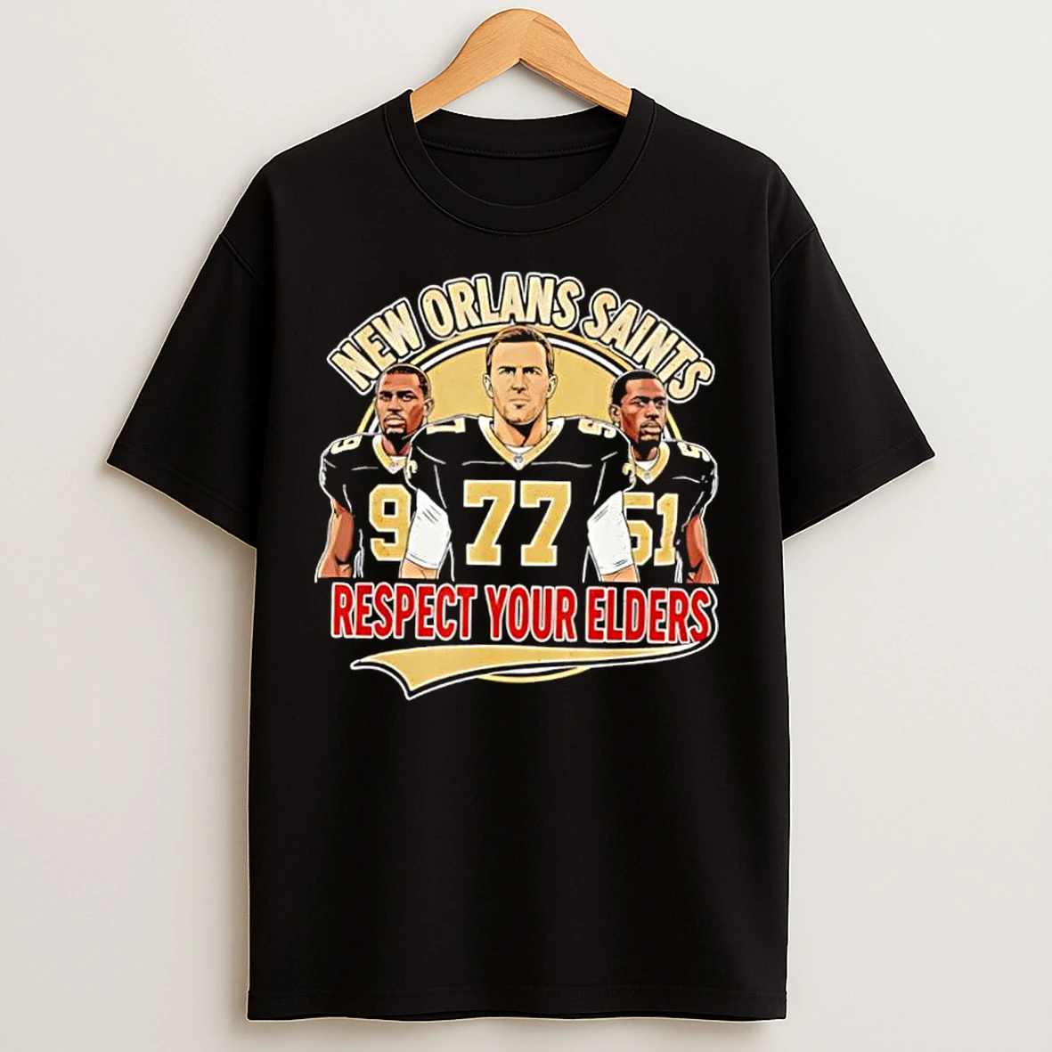 Classic New Orleans Saints Respect Your Elders T Shirts