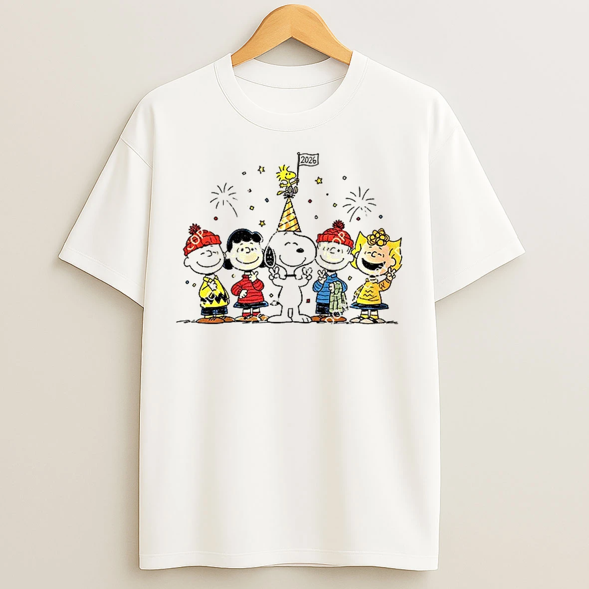 Classic New Year 2026 Snoopy And Peanuts T Shirts