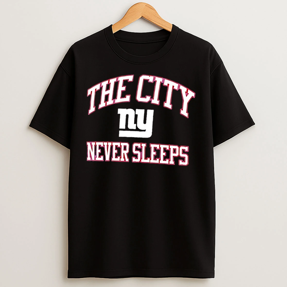 Classic New York Giants Nike The City Never Sleeps T Shirts