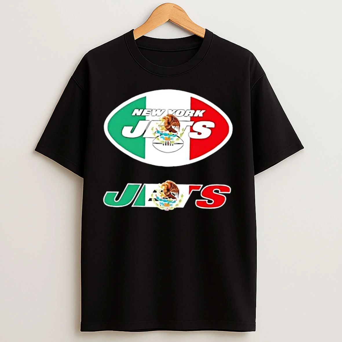 Classic New York Jets Football X Mexican Flag T Shirts