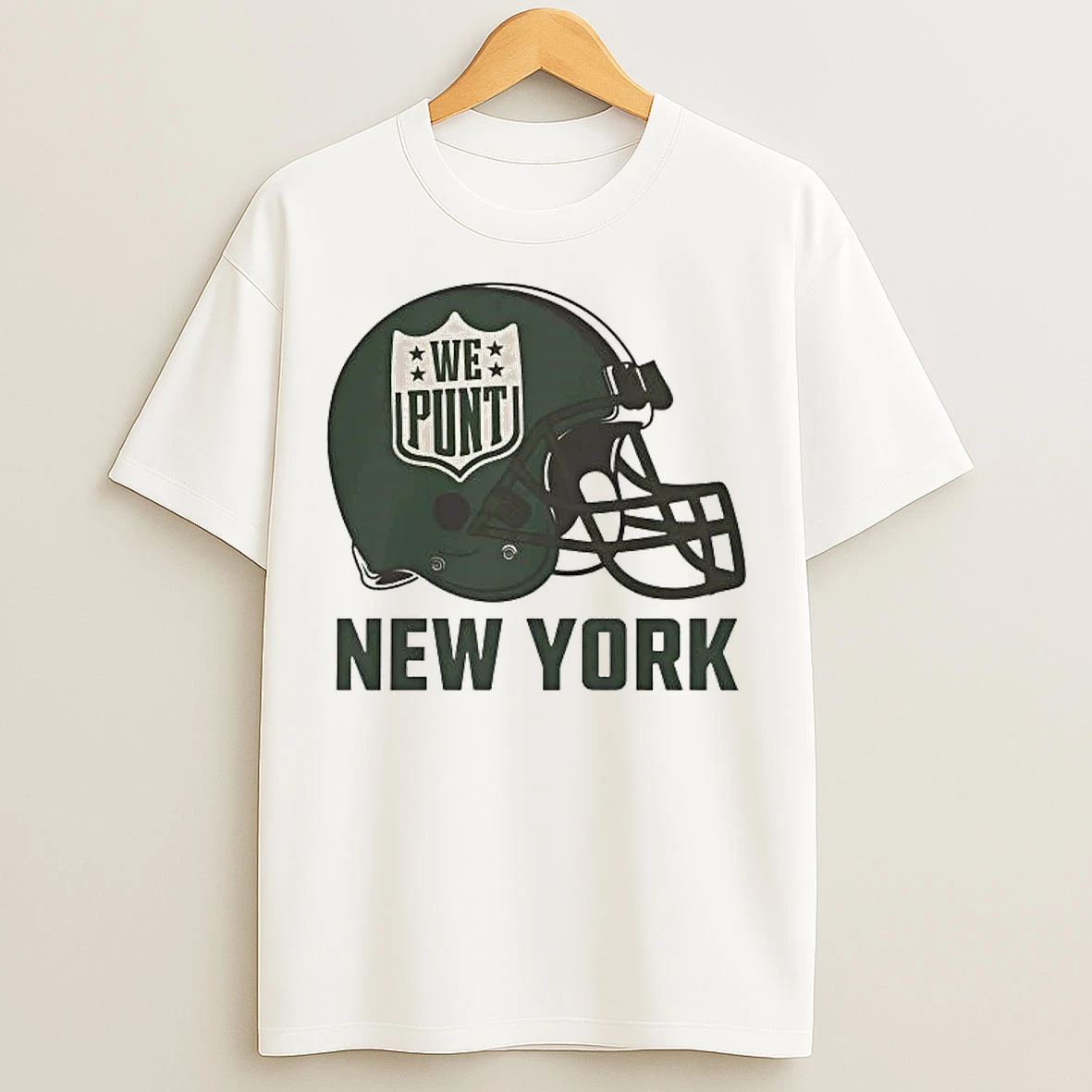 Classic New York Jets Helmet We Punt T Shirts