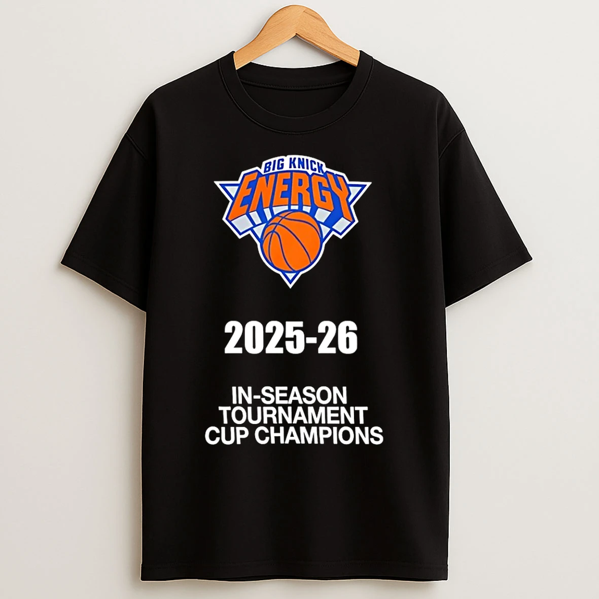 Classic New York Knicks 2025 26 In Season Tournament Cup Champions T Shirts